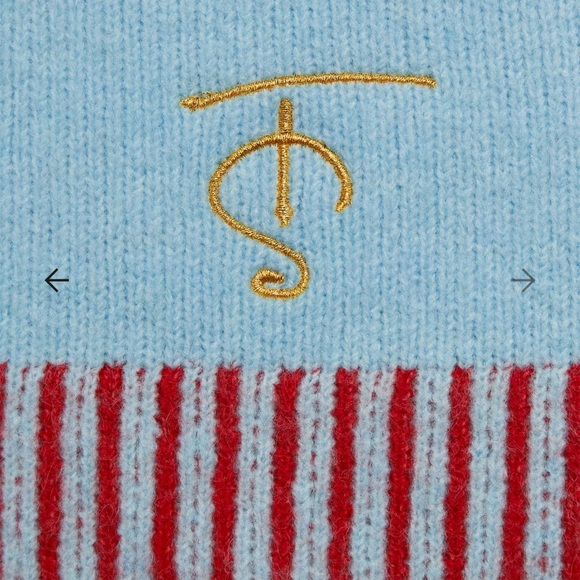 NWT OFFICIAL Taylor Swift Album Heart Sweater (Size Small) - Picture 4 of 7